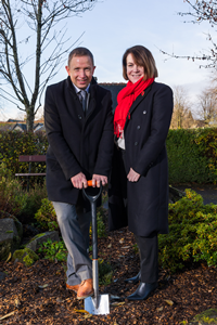 L-R Dr. Ron Culley, Chief Executive Officer at Quarriers and Louise Long, Chief Officer at Inverclyde Council